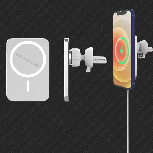 Suport Auto Mag Safe cu Incarcare Wireless 15W